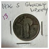 1926-S STANDING LIBERTY SILVER QUARTER