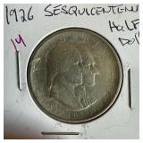 1926 SESQUICENTENNIAL SILVER COMMEM HALF DOLLAR