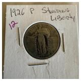 1926 STANDING LIBERTY SILVER QUARTER