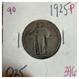 1925 STANDING LIBERTY SILVER QUARTER