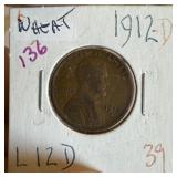 1912-D WHEAT PENNY CENT