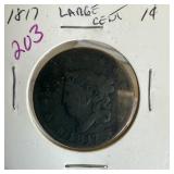 1817 LARGE CENT