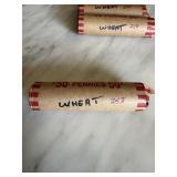 ROLL OF MIXED DATE WHEAT PENNIES CENTS