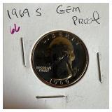 1969-S GEM PROOF WASHINGTON QUARTER