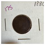 1880 INDIAN HEAD PENNY CENT