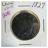 1827 LARGE CENT