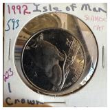 1992 ISLE OF MAN 1 CROWN