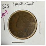 1828 LARGE CENT