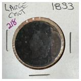 1833 LARGE CENT