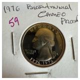 1976 CAMEO PROOF BICENTENNIAL QUARTER