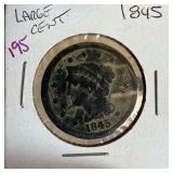 1845 LARGE CENT
