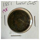 1851 LARGE CENT