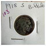 1918-S BUFFALO NICKEL