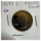 1977-S CAMEO PROOF QUARTER