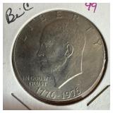 1976 BICENTENNIAL UNC IKE DOLLAR