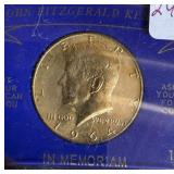 1964 UNC SILVER JFK HALF DOLLAR