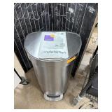 NICE SIMPLE HUMAN TRASH CAN W A FEW BAGS