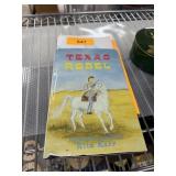 TEXAS REBEL SIGNED BOOK RITA KERR