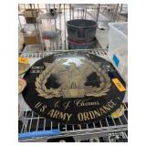 W.O.A. MILITARY METAL SIGN VIETNAM E.J. THOMAS