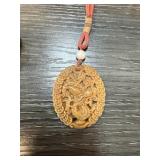 ORNATE CHINESE CARVED PENDANT