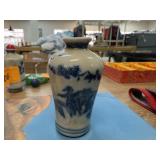 CHINESE POTTERY SIGNED BUD VASE
