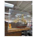 LARGE VINTAGE MODEL SHIP / DISPLAY
