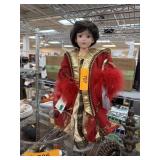 PORCELAIN DOLL CAMELOT COLL. MORGAN LE FAY