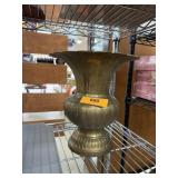 LARGE BRASS VASE