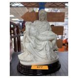 A SANTINI ITALIAN PIETA SCULPTURE