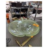 MURANO ART GLASS CENTERPIECE BOWL