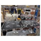 LARGE LOT OF GLASSWARE
