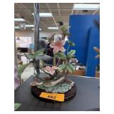 PORCELAIN BIRDS FIGURINE HUMMINGBIRD