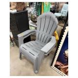 2PC HARD PLASTIC MATCHED ARM CHAIRS