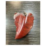CHINESE RED JASPER PENDANT
