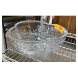 MIKASA CUT CRYSTAL CLOVER SHAPED SERVING BOWL