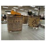 4PC BICENTENNIAL WHISKEY GLASSES