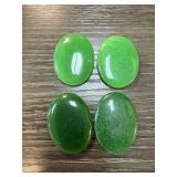 4PC JADE CABOCHONS
