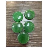 5PC JADE BUTTONS