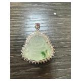 CHINESE CARVED JADE BUDDHA PENDANT