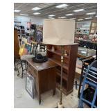 VINTAGE FLOOR LAMP W MARBLE BASE VINTAGE FLOOR LAMP W MARBLE BASE