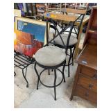PAIR OF SWIVEL BARSTOOLS PAIR OF SWIVEL BARSTOOLS
