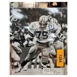 AUTOGRAPHED PHOTO W COA JETHRO PUGH AUTOGRAPHED PHOTO W COA JETHRO PUGH