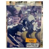 AUTOGRAPHED PHOTO W COA D.D. LEWIS AUTOGRAPHED PHOTO W COA D.D. LEWIS