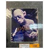 AUTOGRAPHED PHOTO W COA ANDY SERKIS AUTOGRAPHED PHOTO W COA ANDY SERKIS
