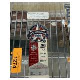 1995 RANGERS ALL STAR GAME UNUSED TICKET 1995 RANGERS ALL STAR GAME UNUSED TICKET