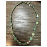 STERLING SILVER TURQUOISE NECKLACE STERLING SILVER TURQUOISE NECKLACE