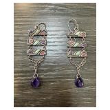 STERLING SILVER BARSE EARRINGS STERLING SILVER BARSE EARRINGS