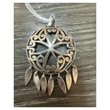 STERLING SILVER BARSE PENDANT STERLING SILVER BARSE PENDANT