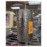 VINTAGE ASH WEST GERMAN HAMMERED FLASK 12 OZ VINTAGE ASH WEST GERMAN HAMMERED FLASK 12 OZ