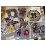 LOT OF VINTAGE SPORTS PATCHED UNUSED / ETC LOT OF VINTAGE SPORTS PATCHED UNUSED / ETC